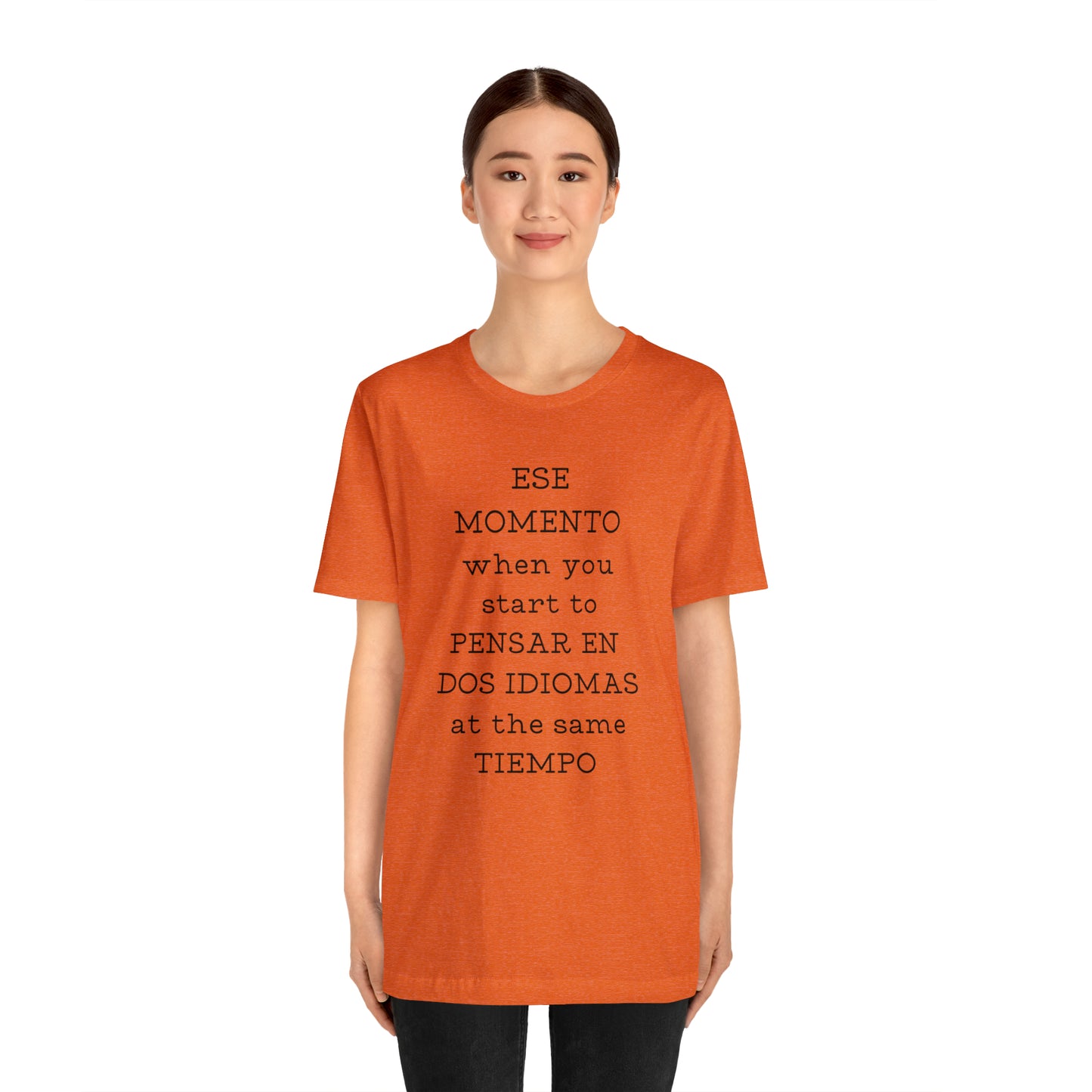 Im Bilingual Unisex Jersey Short Sleeve Tee