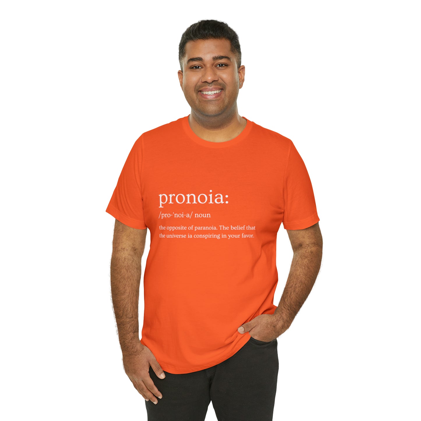 Pronoia Definition - Unisex Jersey Short Sleeve Tee