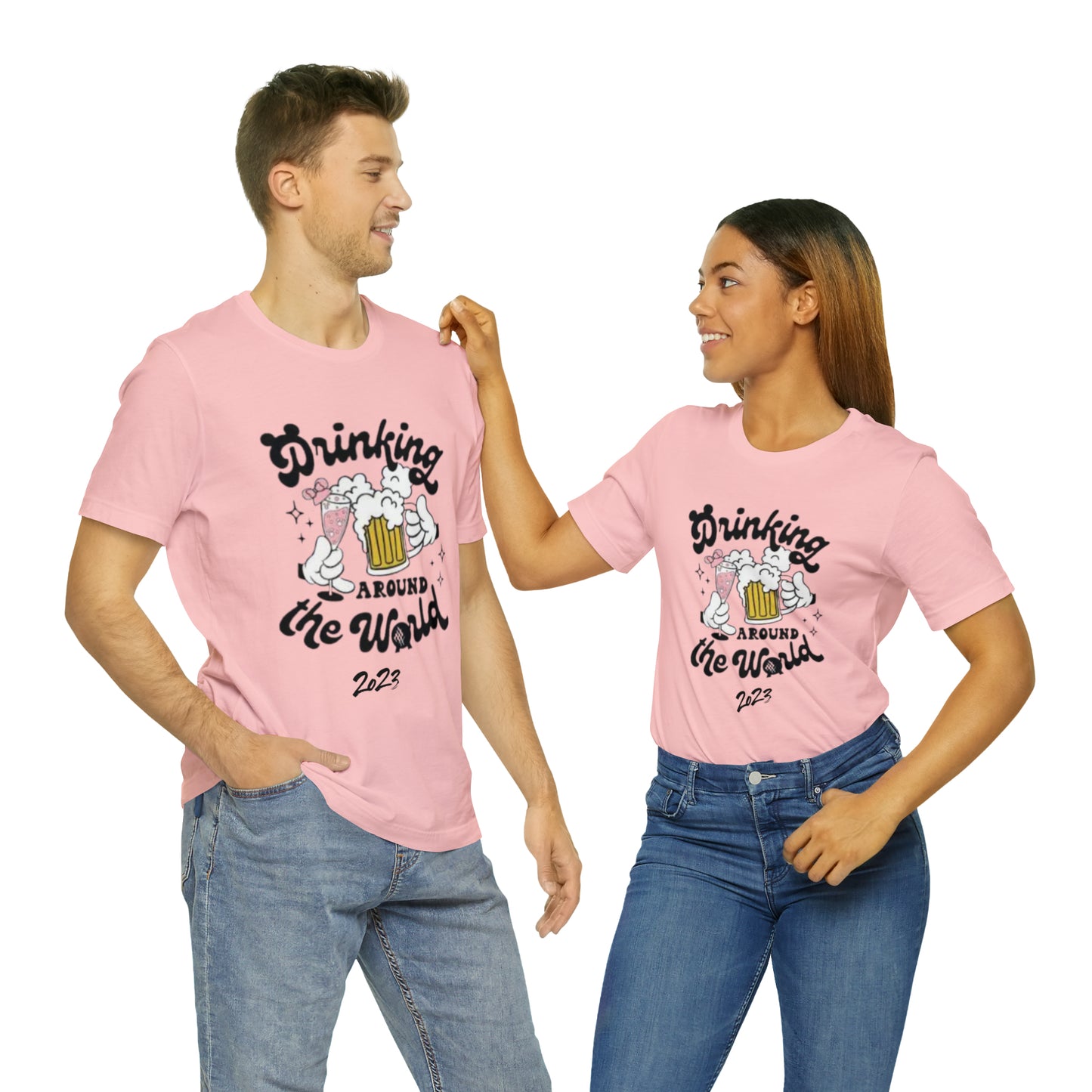 Epcot Drinking Around the World Unisex Jersey Short Sleeve Tee