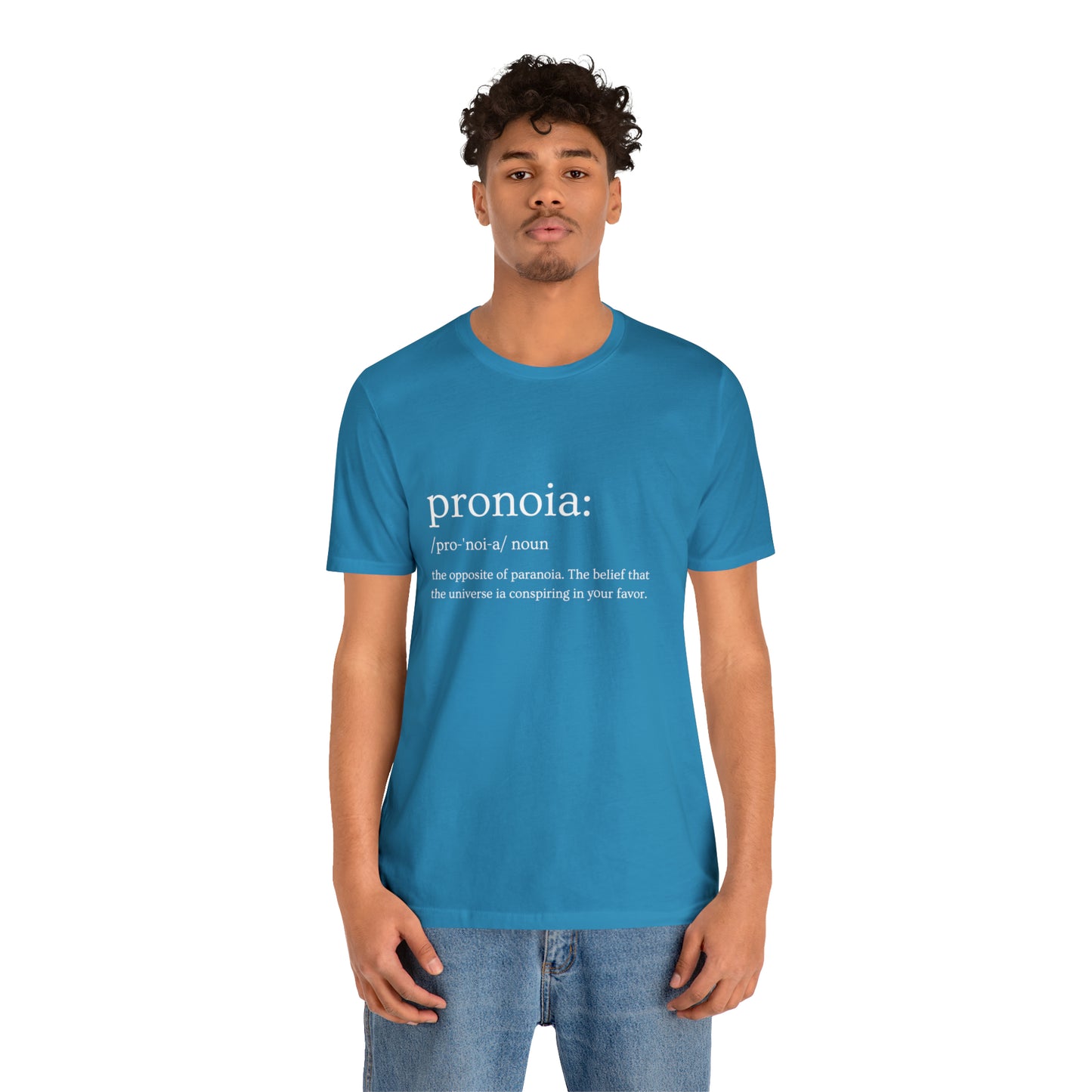 Pronoia Definition - Unisex Jersey Short Sleeve Tee