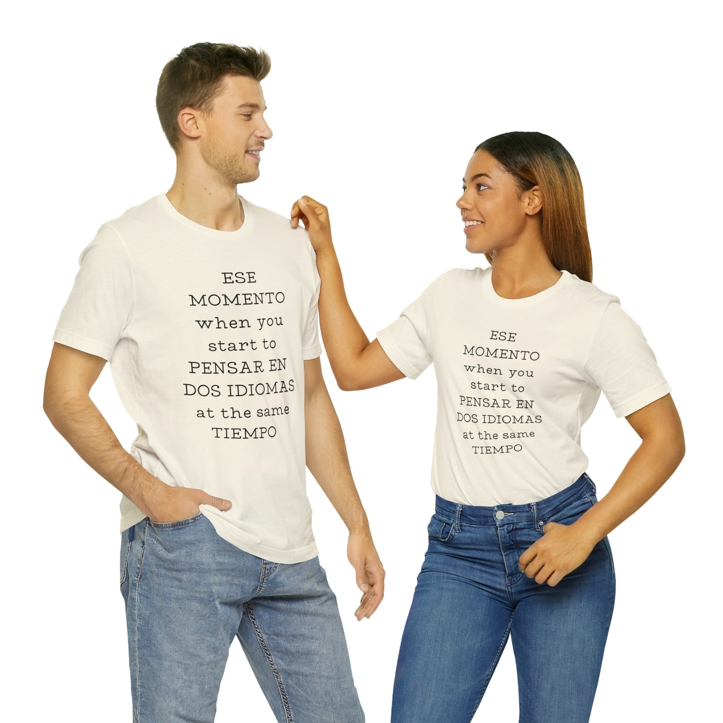 Im Bilingual Unisex Jersey Short Sleeve Tee