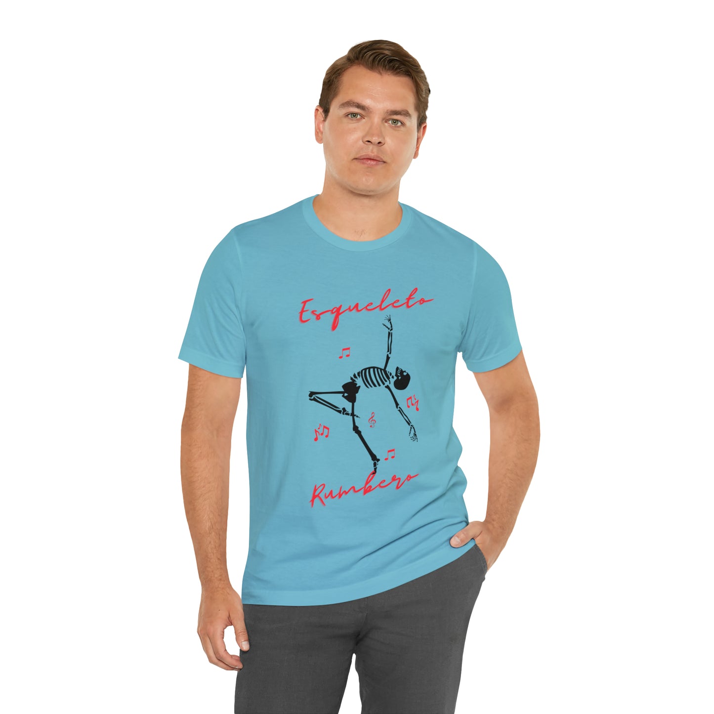 Esqueleto Rumbero Unisex Jersey Short Sleeve Tee