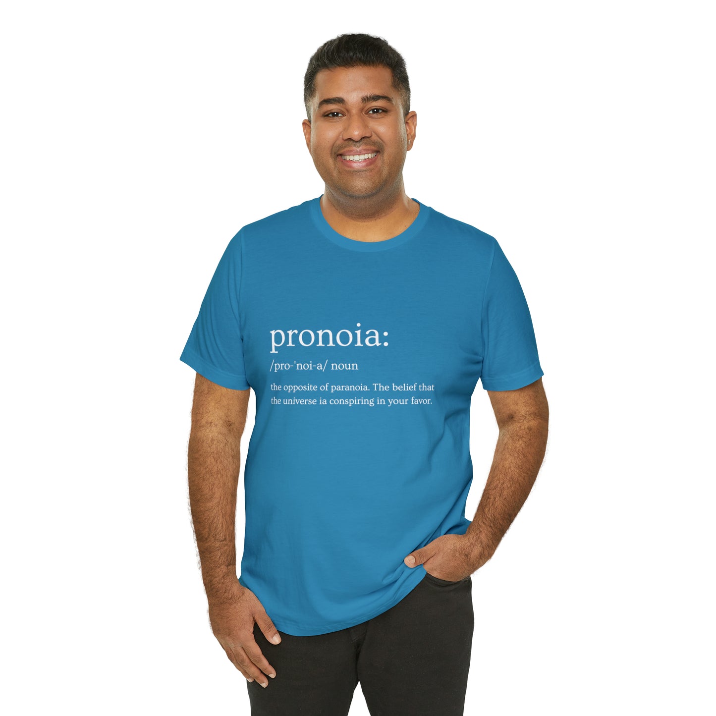 Pronoia Definition - Unisex Jersey Short Sleeve Tee
