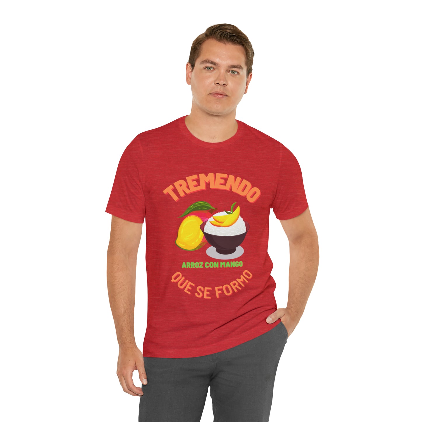 Tremendo Arroz Con Mango Que Se Formo -Unisex Jersey Short Sleeve Tee