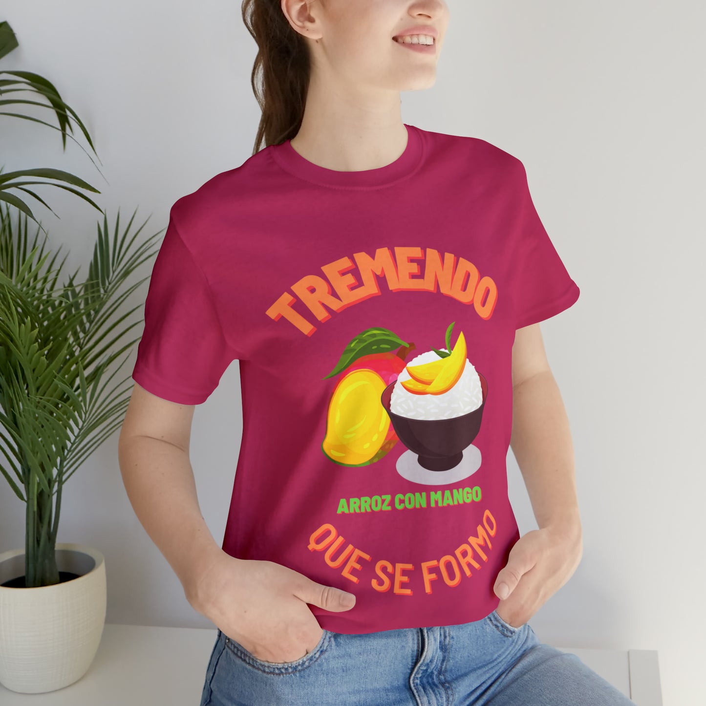 Tremendo Arroz Con Mango Que Se Formo -Unisex Jersey Short Sleeve Tee