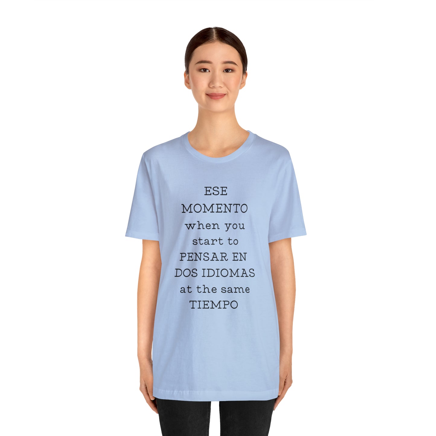 Im Bilingual Unisex Jersey Short Sleeve Tee