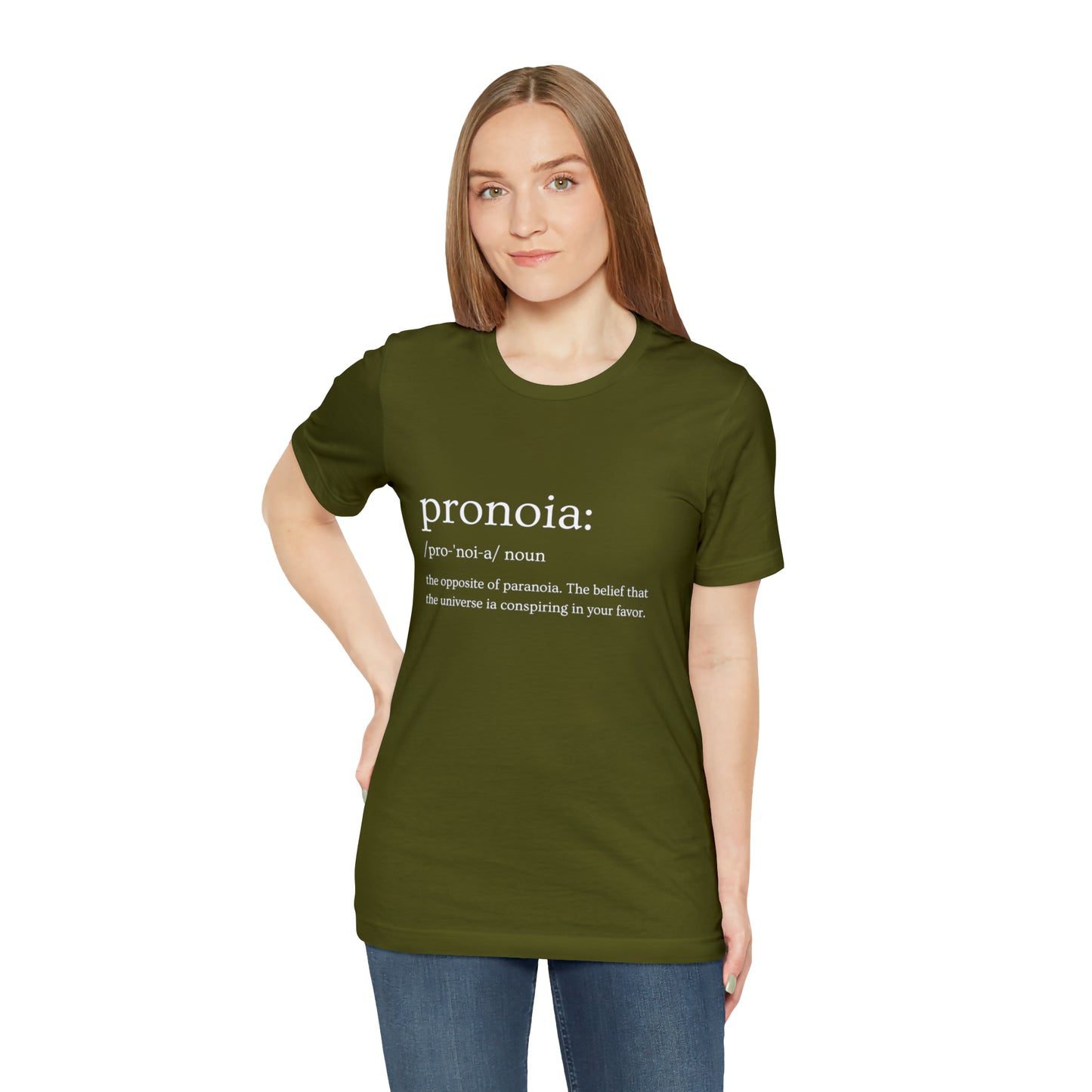 Pronoia Definition - Unisex Jersey Short Sleeve Tee