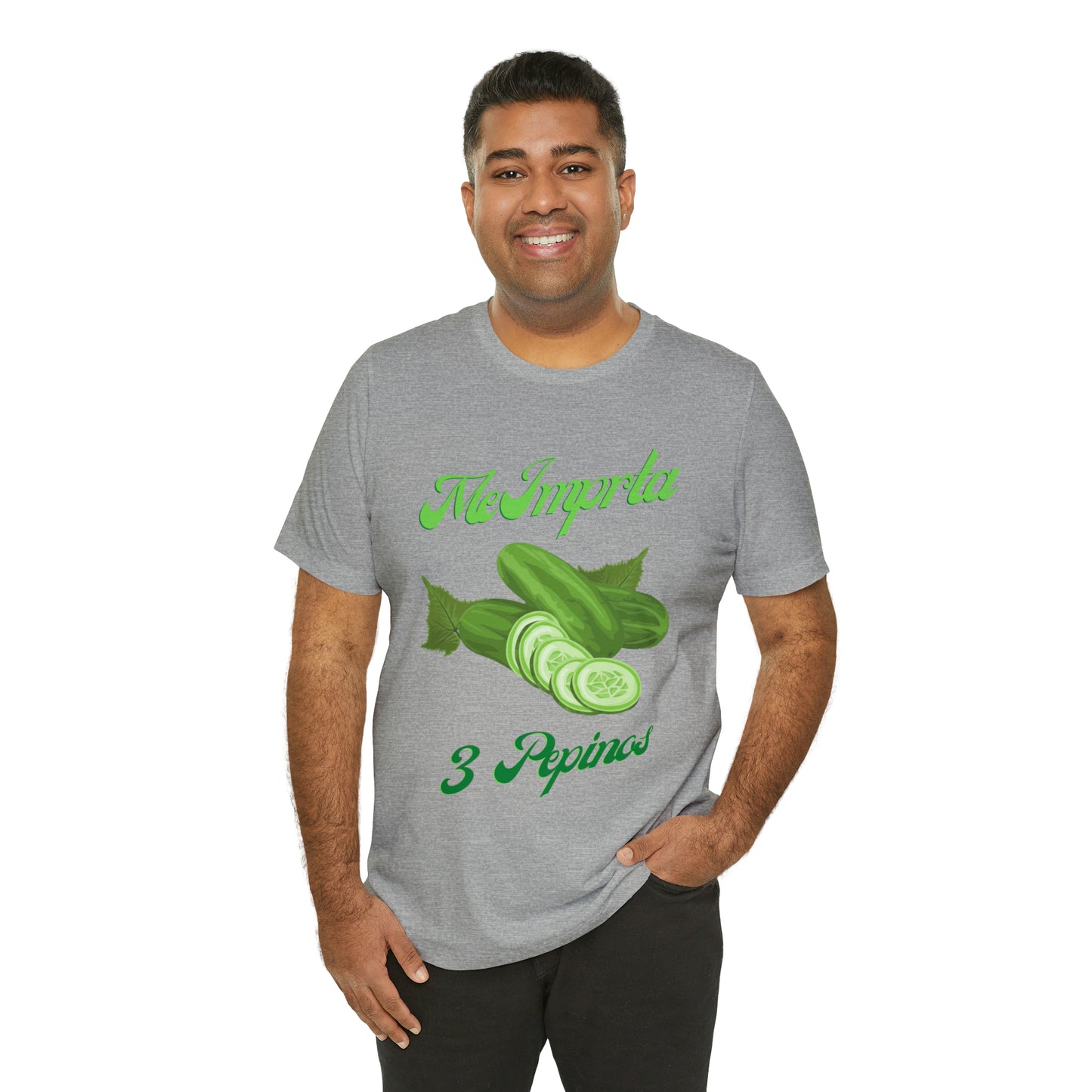 Me Importa 3 Pepinos -Unisex Jersey Short Sleeve Tee