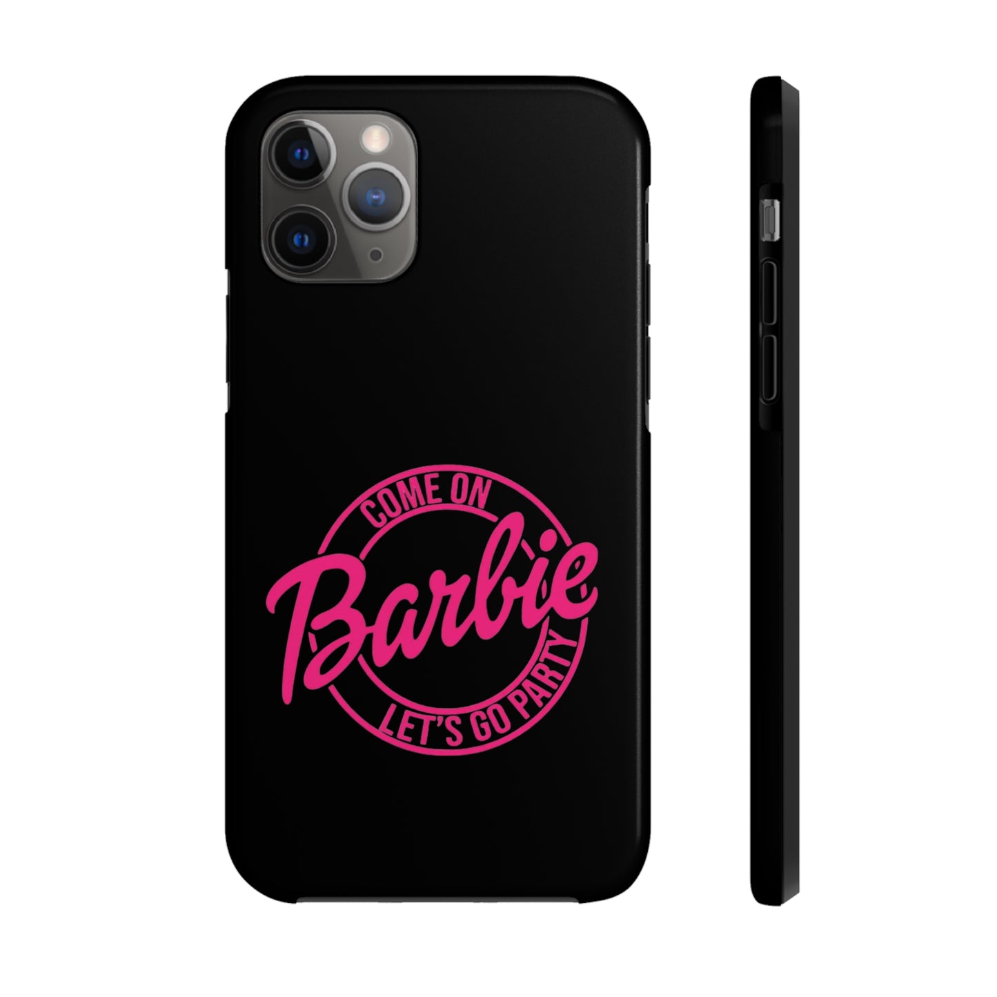 Come on Barbie Lets Go Party Black Tough Phone Case