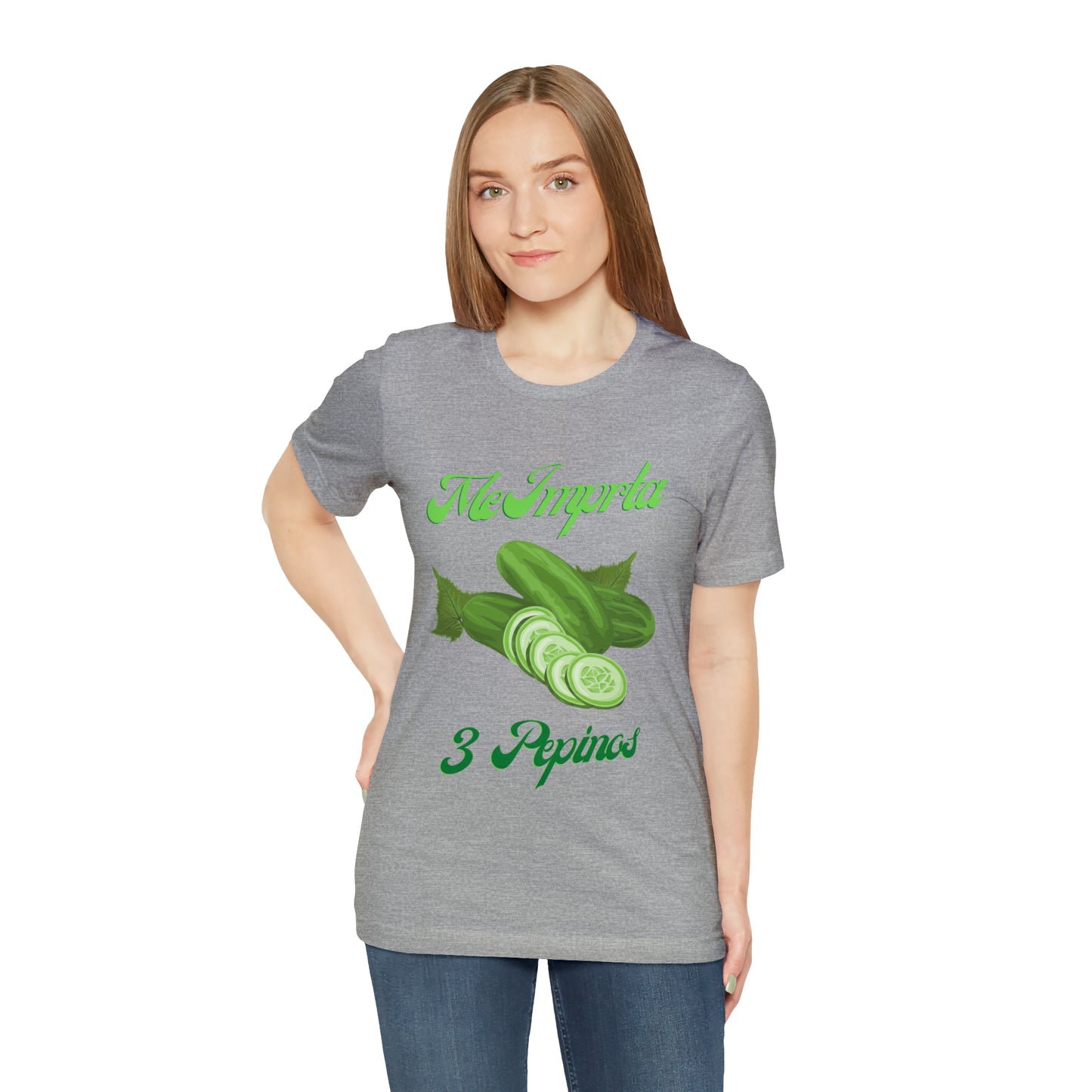 Me Importa 3 Pepinos -Unisex Jersey Short Sleeve Tee