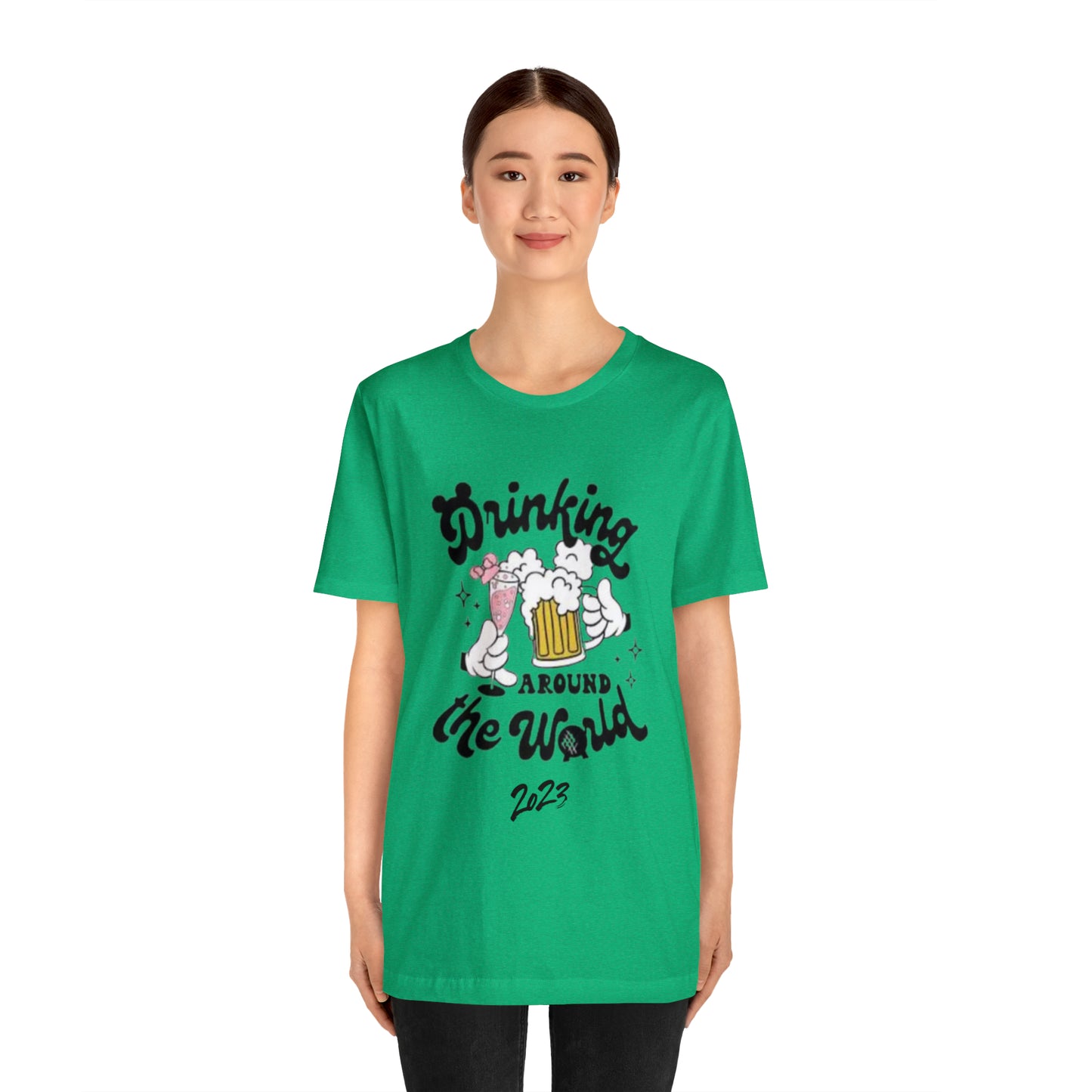 Epcot Drinking Around the World Unisex Jersey Short Sleeve Tee