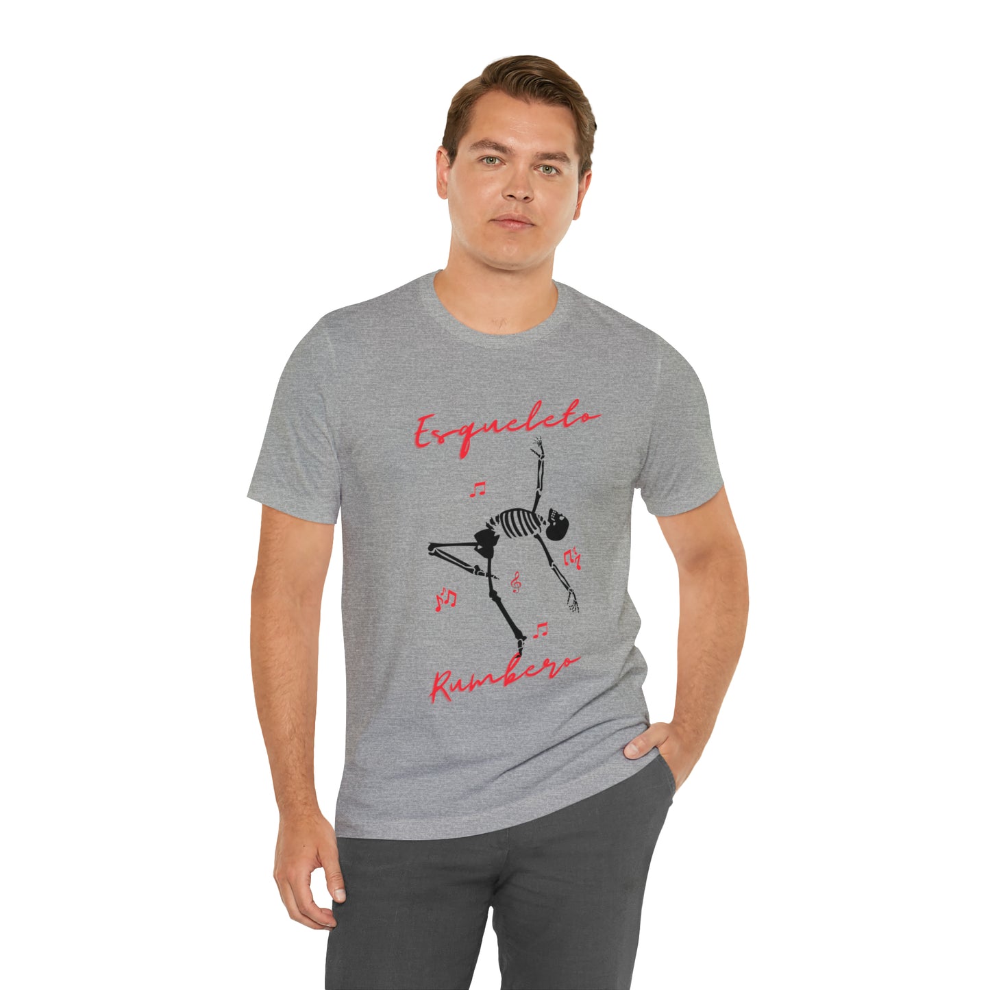 Esqueleto Rumbero Unisex Jersey Short Sleeve Tee
