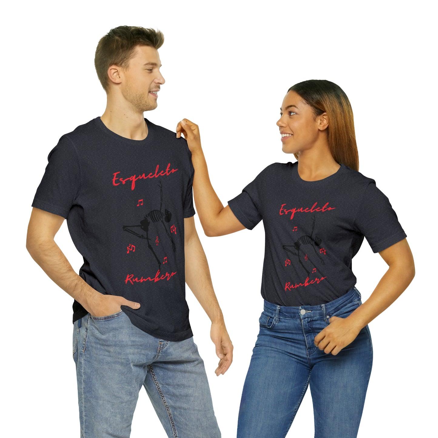 Esqueleto Rumbero Unisex Jersey Short Sleeve Tee