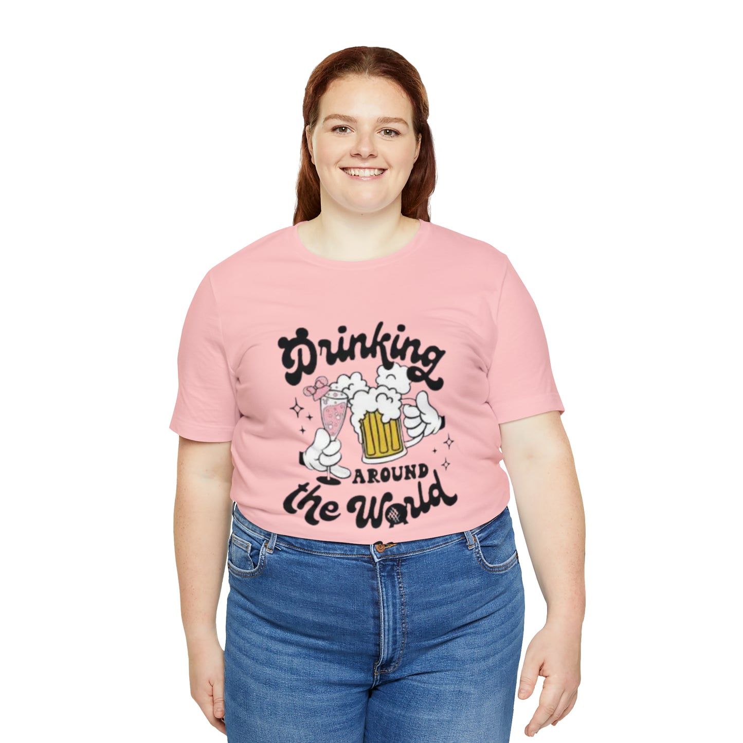 Epcot Drinking Around the World Unisex Jersey Short Sleeve Tee