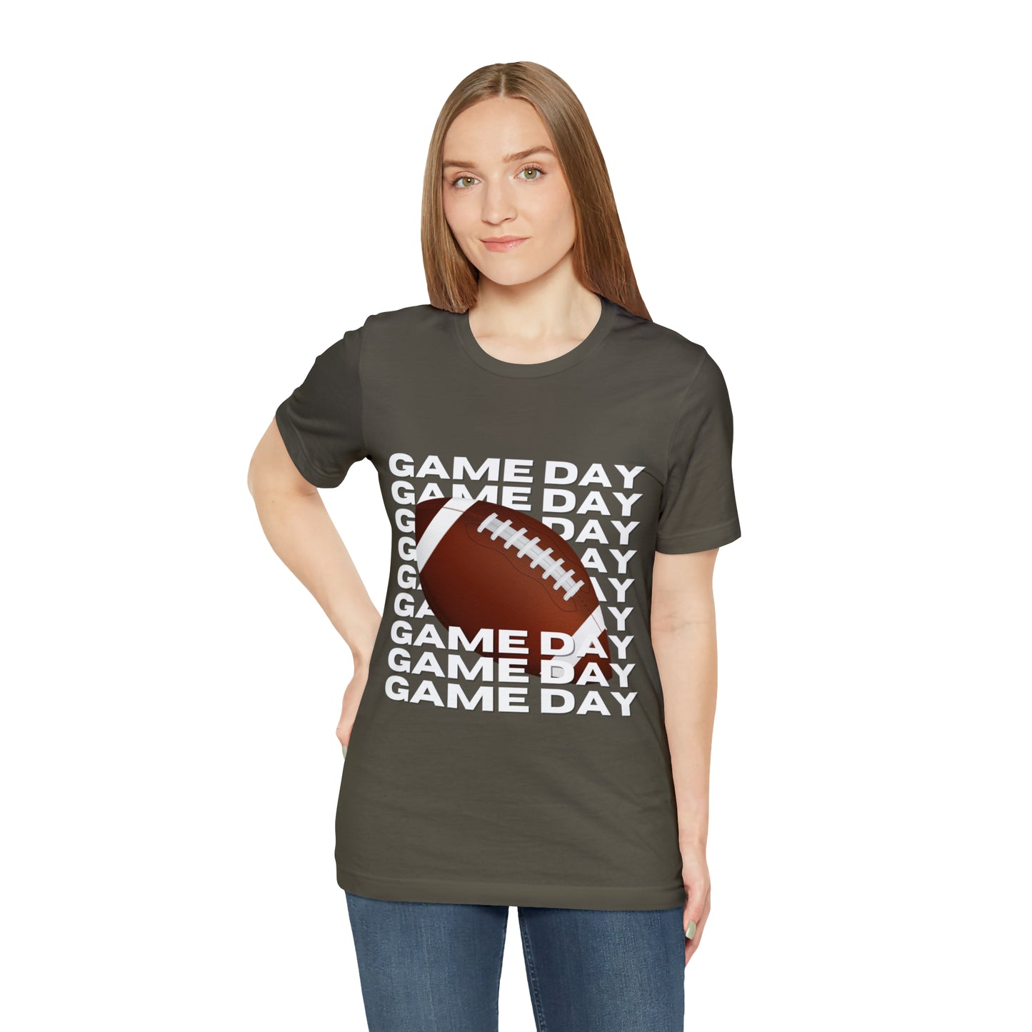 Game Day Football Unisex Jersey Short Sleeve Tee