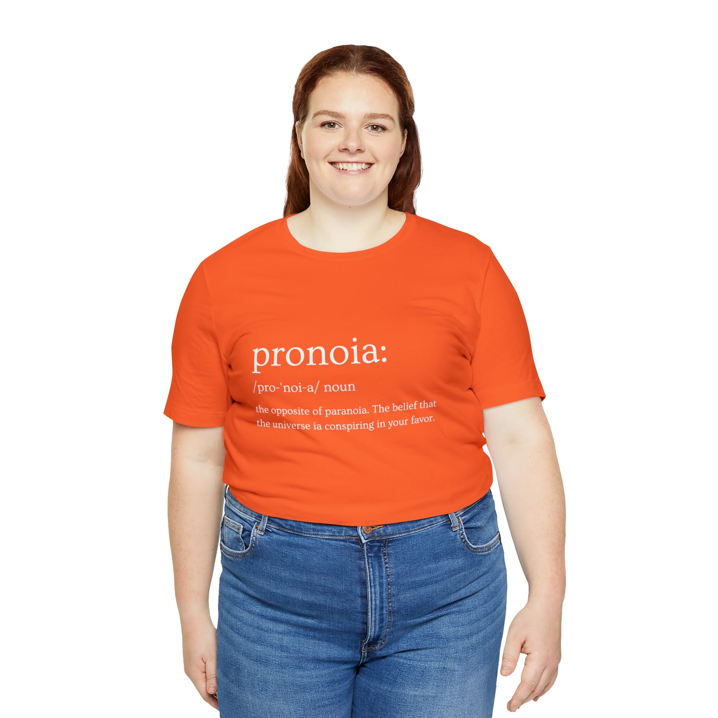 Pronoia Definition - Unisex Jersey Short Sleeve Tee