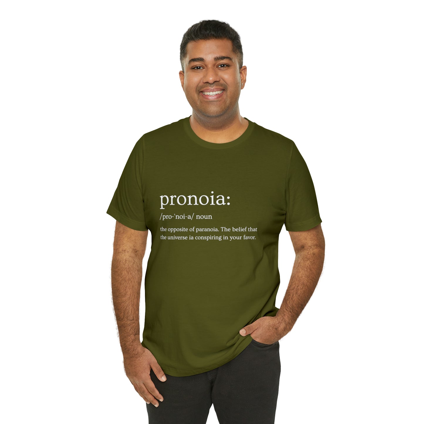 Pronoia Definition - Unisex Jersey Short Sleeve Tee
