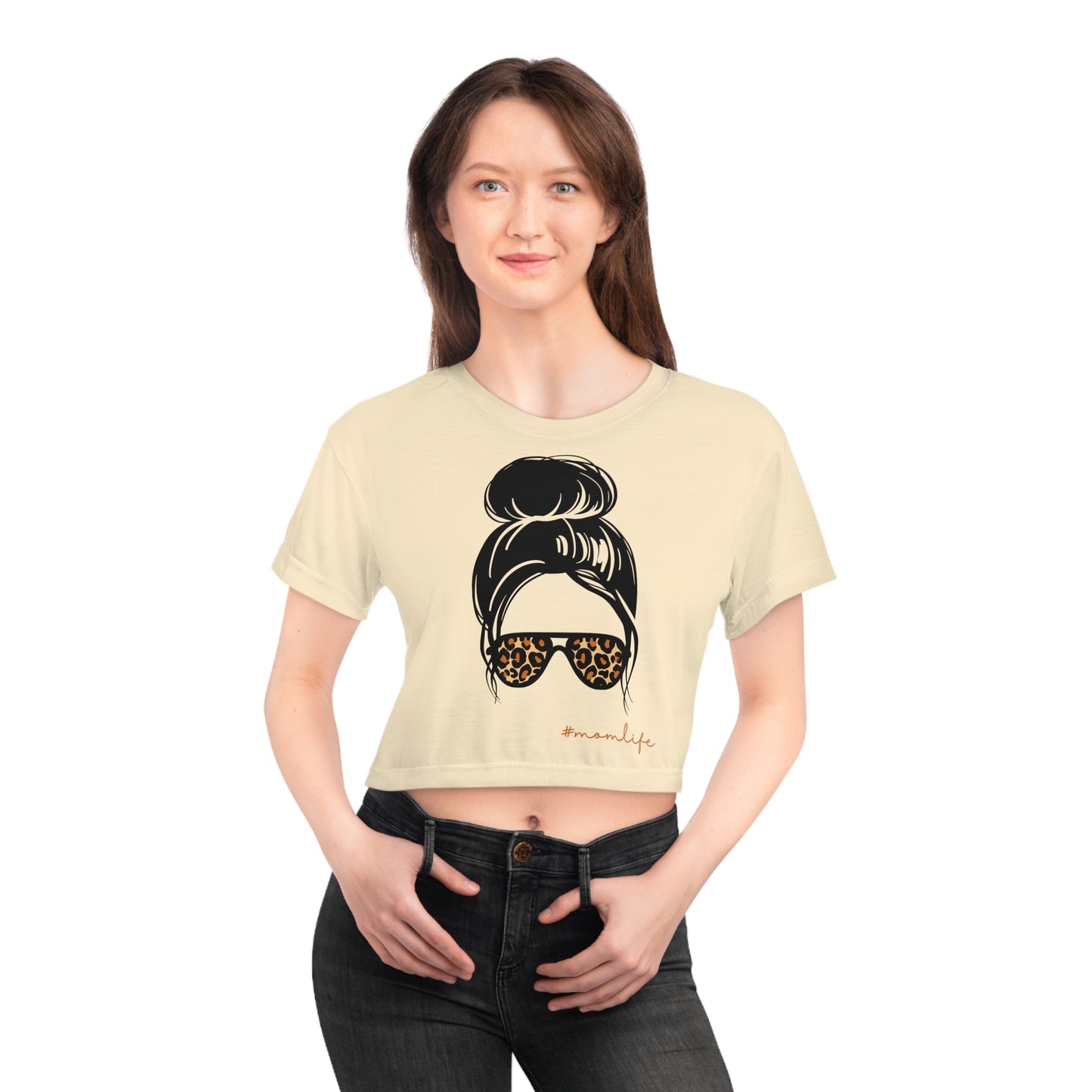 Mom Life Cropped T