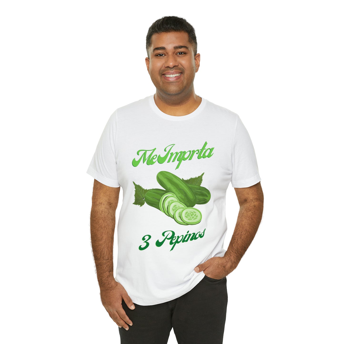 Me Importa 3 Pepinos -Unisex Jersey Short Sleeve Tee