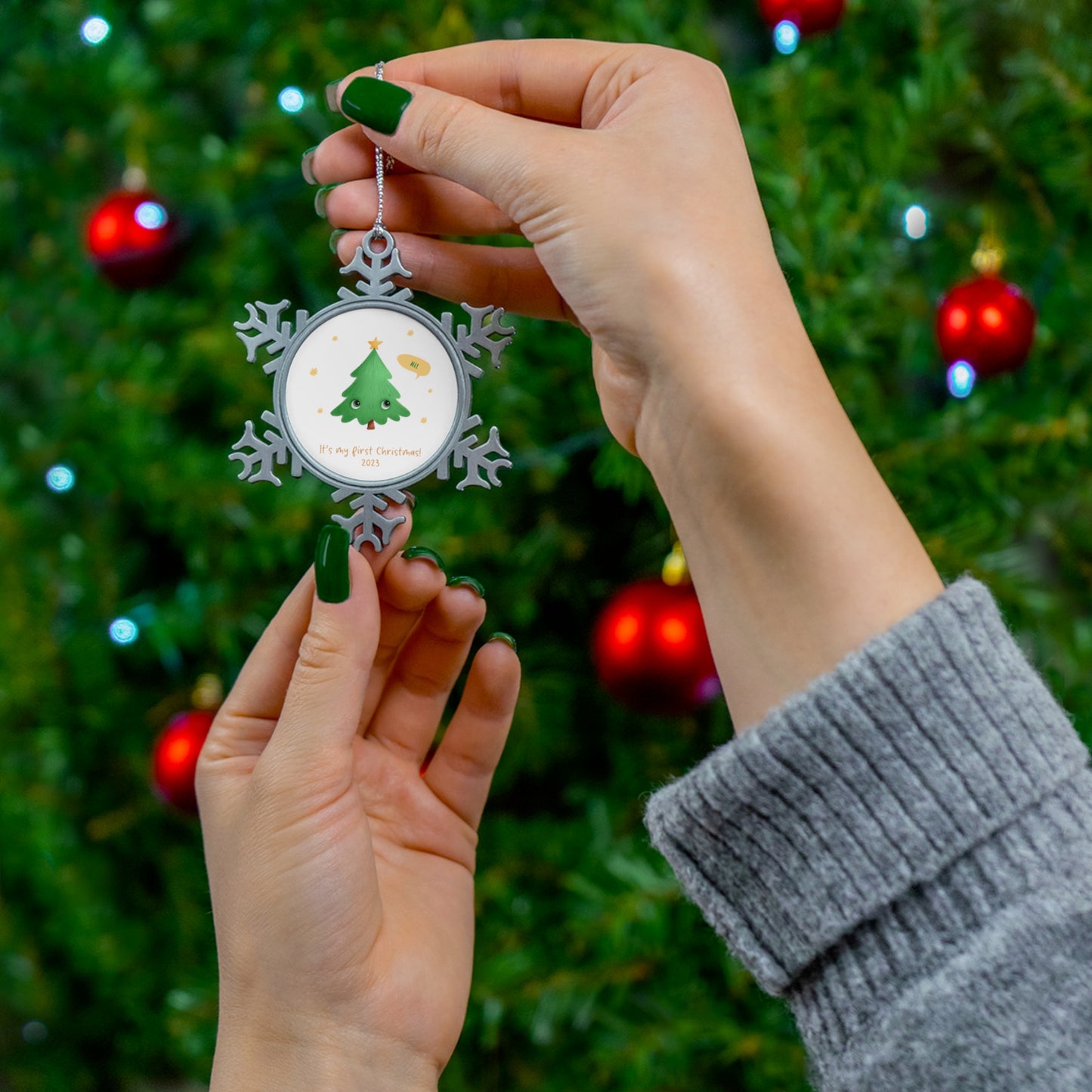 My first Christmas 2023 Pewter Snowflake Ornament