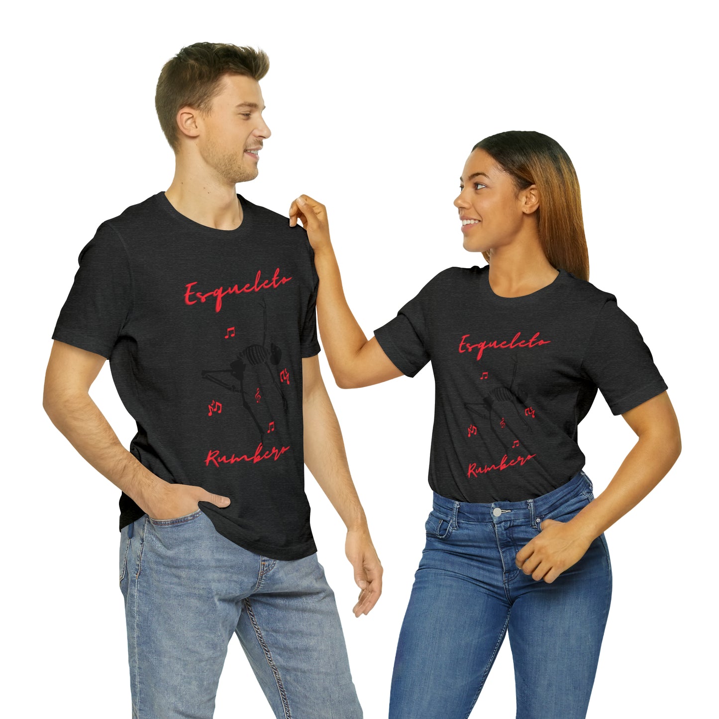 Esqueleto Rumbero Unisex Jersey Short Sleeve Tee