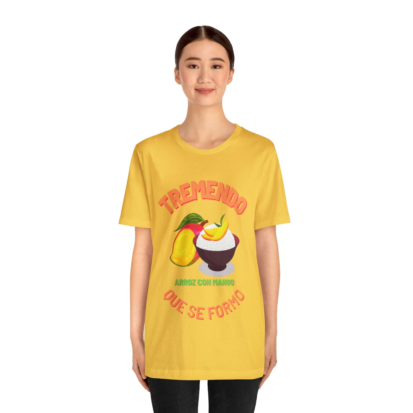 Tremendo Arroz Con Mango Que Se Formo -Unisex Jersey Short Sleeve Tee