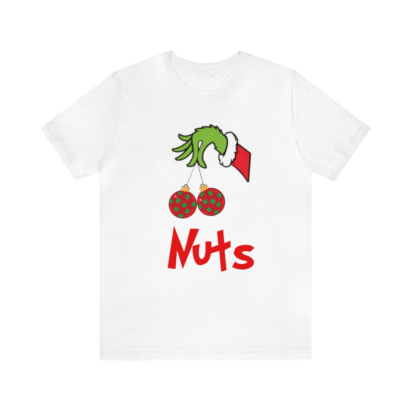 Grinch Couples Tshirt (Nuts) Unisex Jersey Short Sleeve Tee