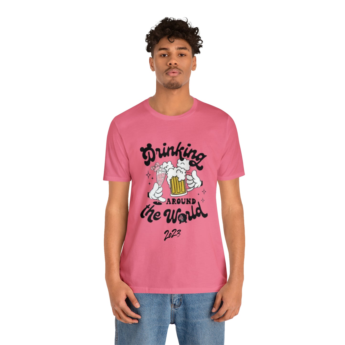 Epcot Drinking Around the World Unisex Jersey Short Sleeve Tee