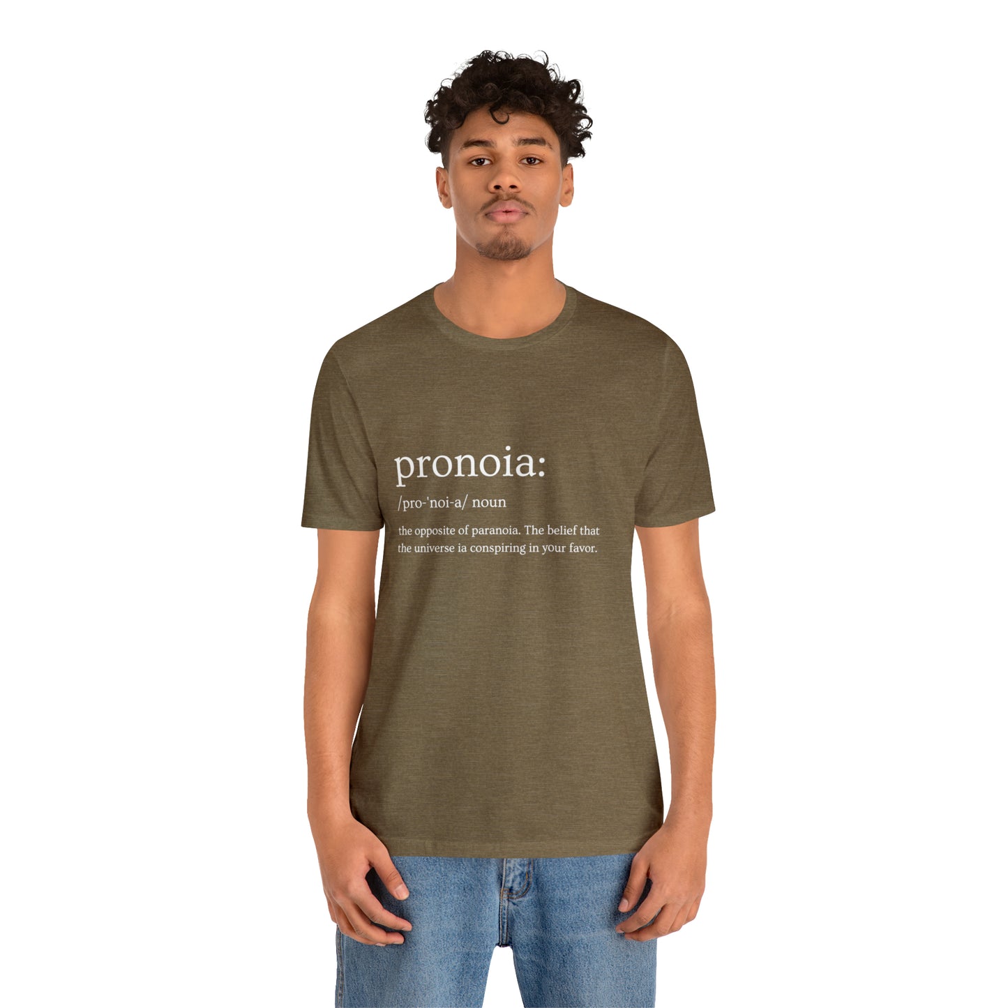 Pronoia Definition - Unisex Jersey Short Sleeve Tee