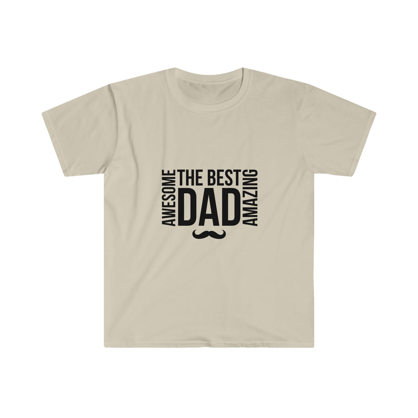 Fathers Day Shirt - The best dad. Unisex Softstyle T-Shirt