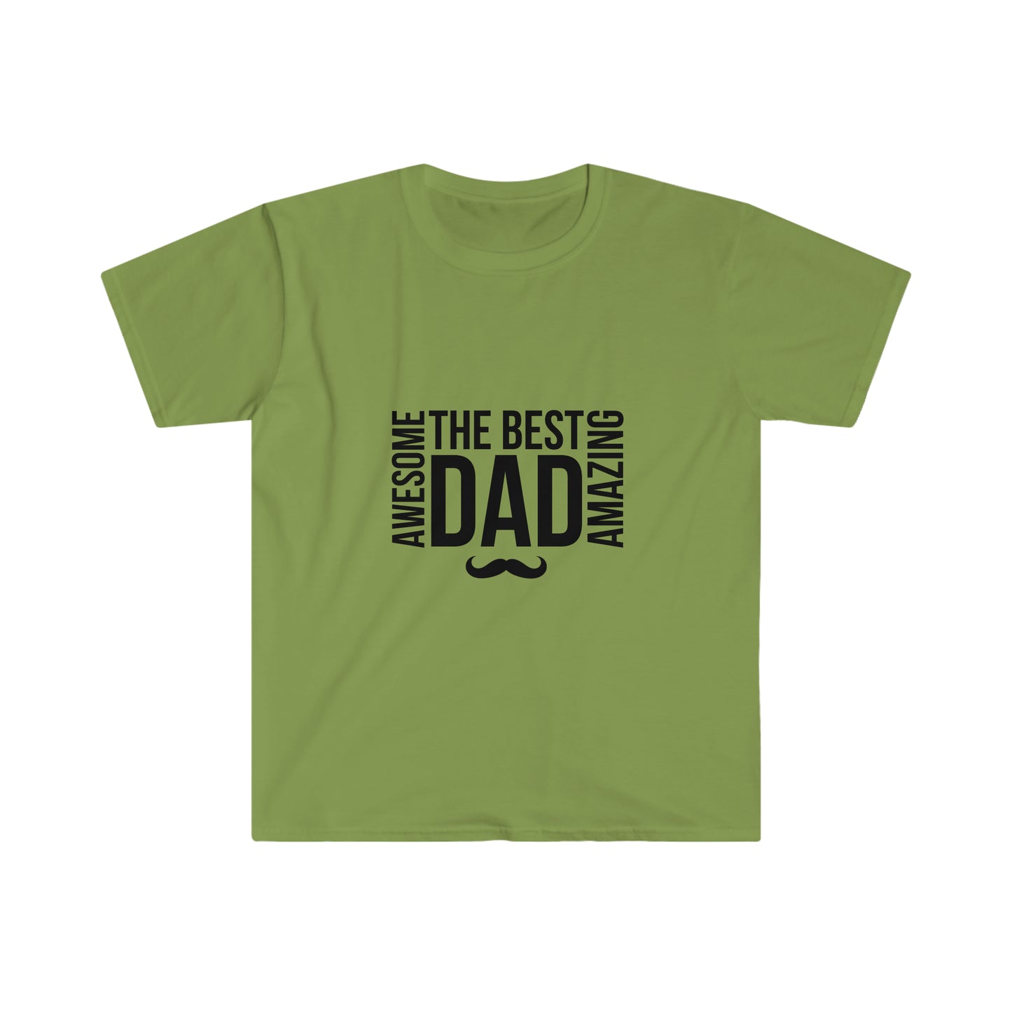 Fathers Day Shirt - The best dad. Unisex Softstyle T-Shirt