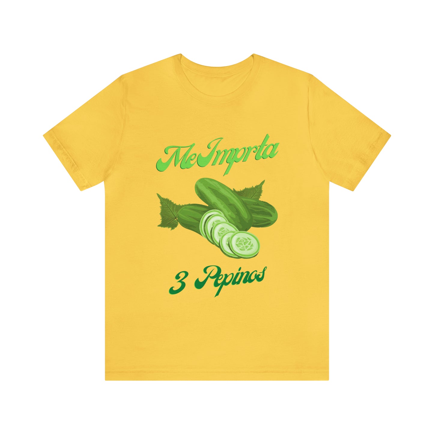 Me Importa 3 Pepinos -Unisex Jersey Short Sleeve Tee