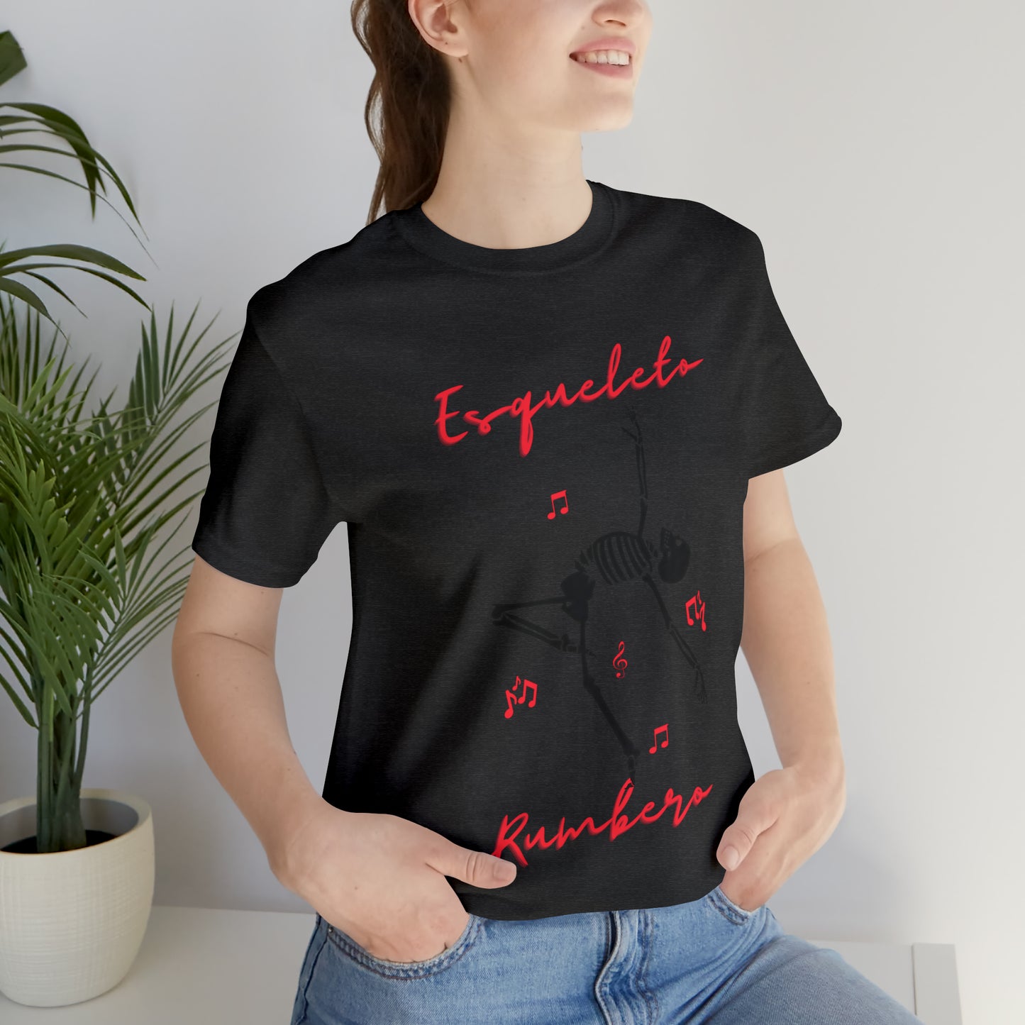 Esqueleto Rumbero Unisex Jersey Short Sleeve Tee