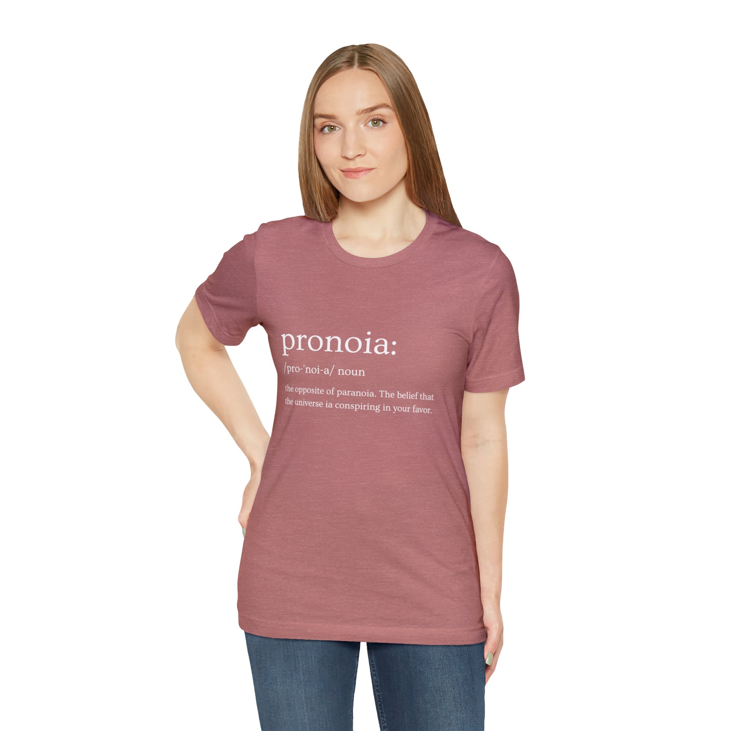 Pronoia Definition - Unisex Jersey Short Sleeve Tee