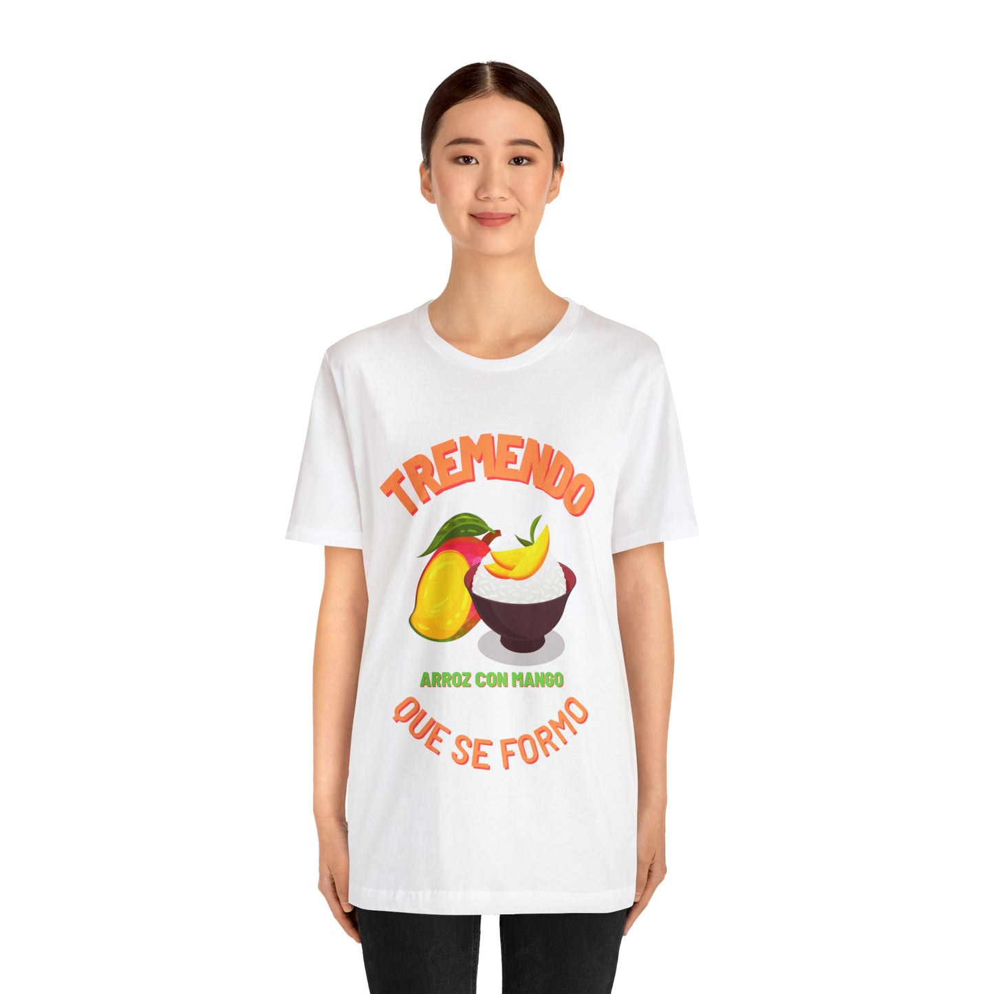 Tremendo Arroz Con Mango Que Se Formo -Unisex Jersey Short Sleeve Tee