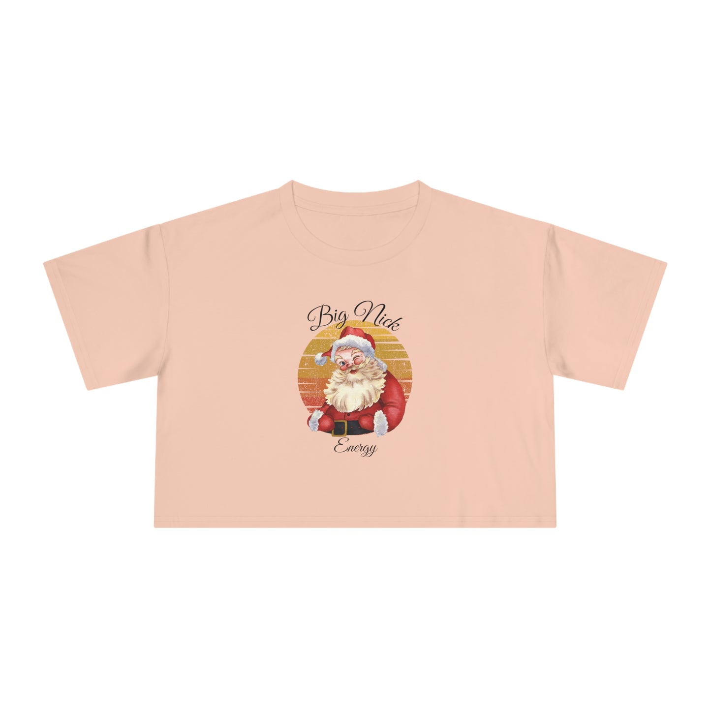 Big Nick Energy Women's Crop Christmas Tee
