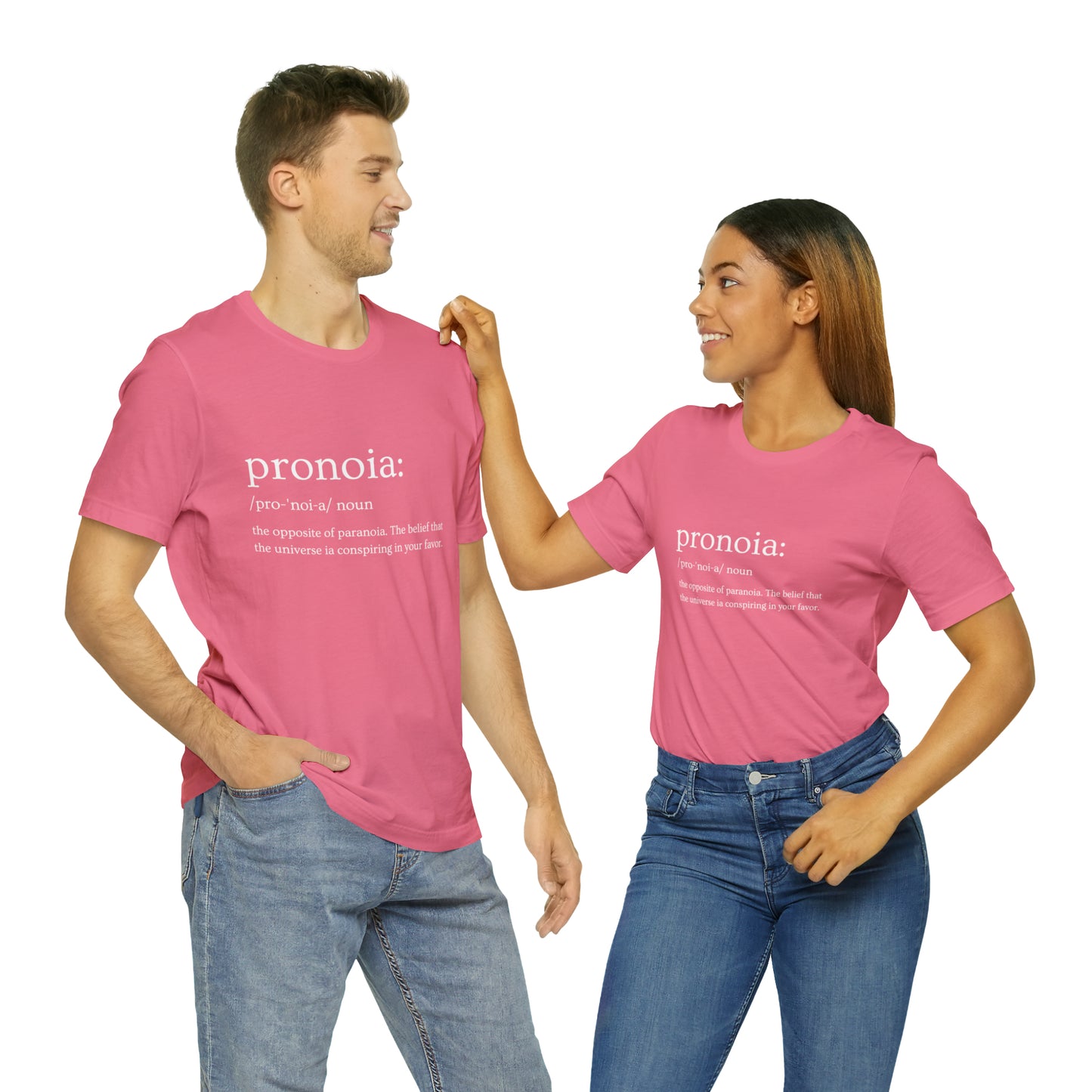 Pronoia Definition - Unisex Jersey Short Sleeve Tee