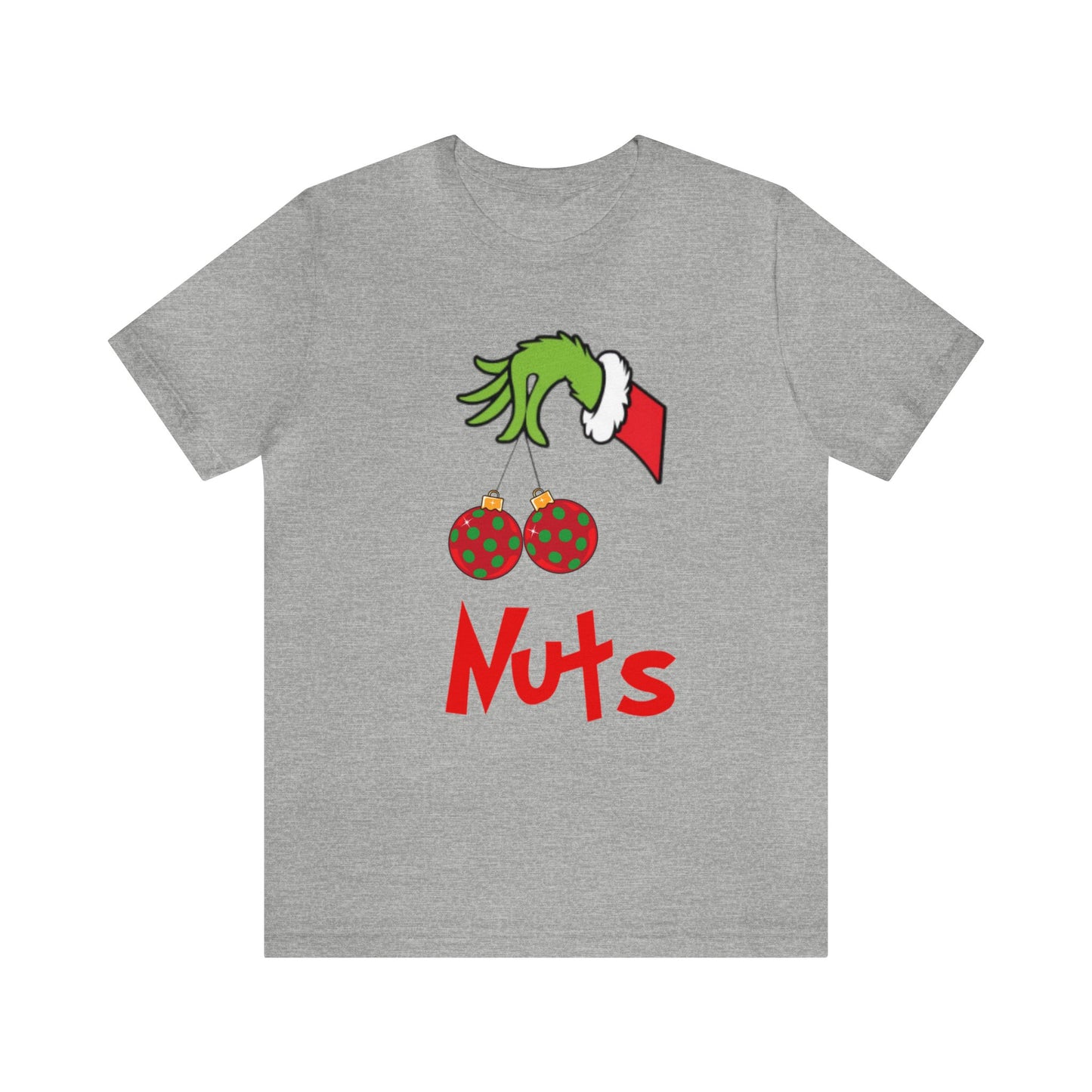 Grinch Couples Tshirt (Nuts) Unisex Jersey Short Sleeve Tee