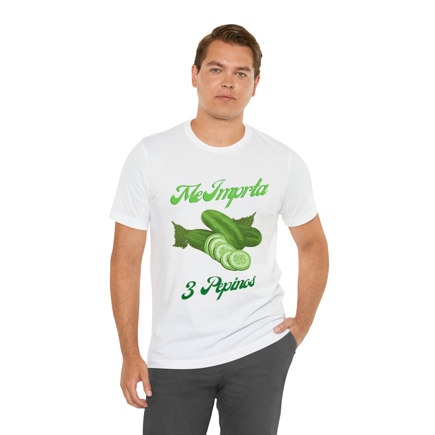 Me Importa 3 Pepinos -Unisex Jersey Short Sleeve Tee