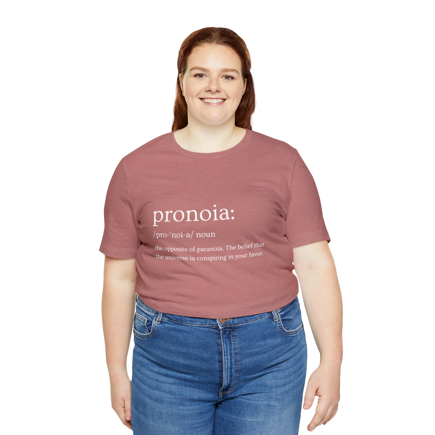 Pronoia Definition - Unisex Jersey Short Sleeve Tee