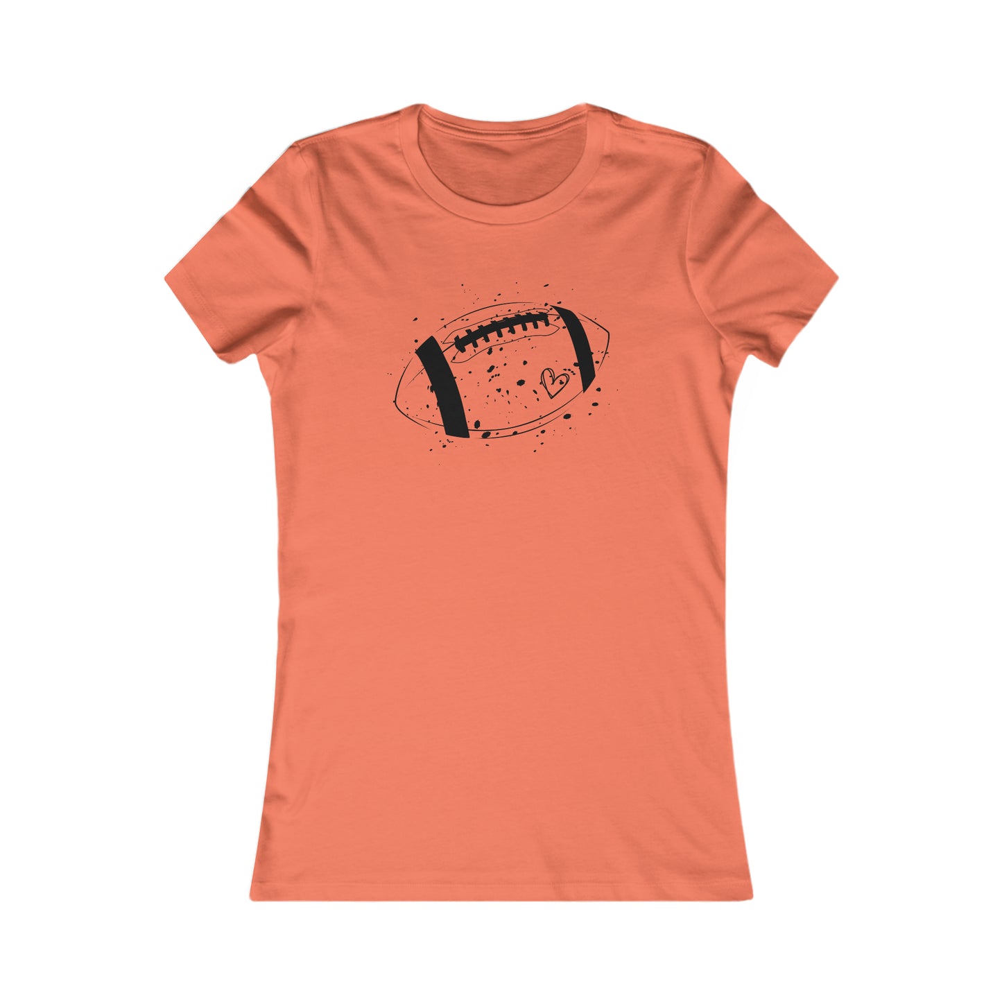 Football Blk Design Women's Favorite Tee