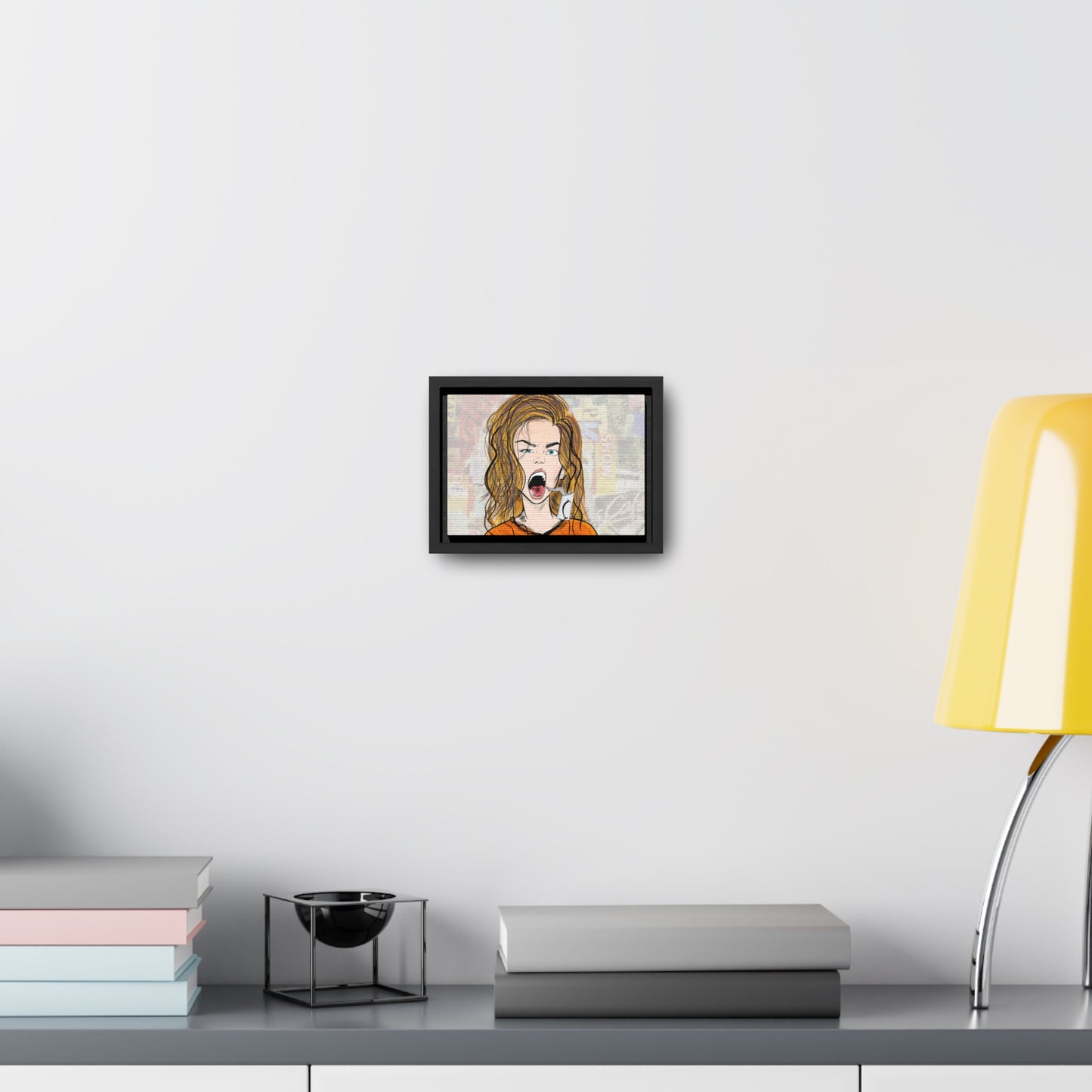 R3B3L - Digital Art Canvas Print By Vanessa Gonzalez -Gallery Canvas Wrapped