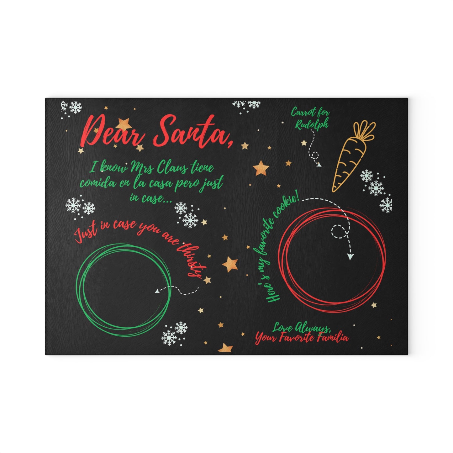 Santa Cookie Tray