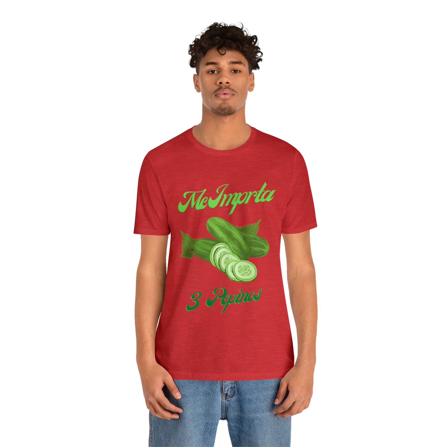 Me Importa 3 Pepinos -Unisex Jersey Short Sleeve Tee