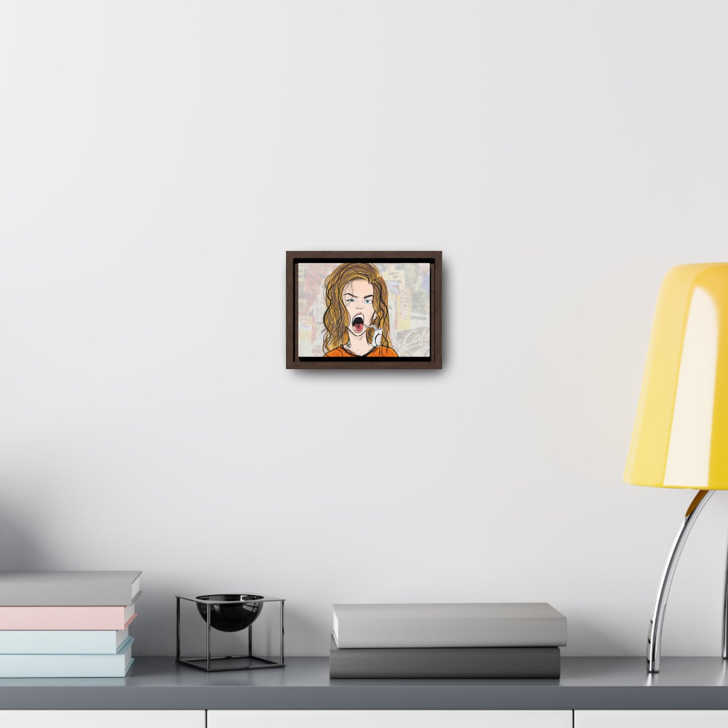 R3B3L - Digital Art Canvas Print By Vanessa Gonzalez -Gallery Canvas Wrapped