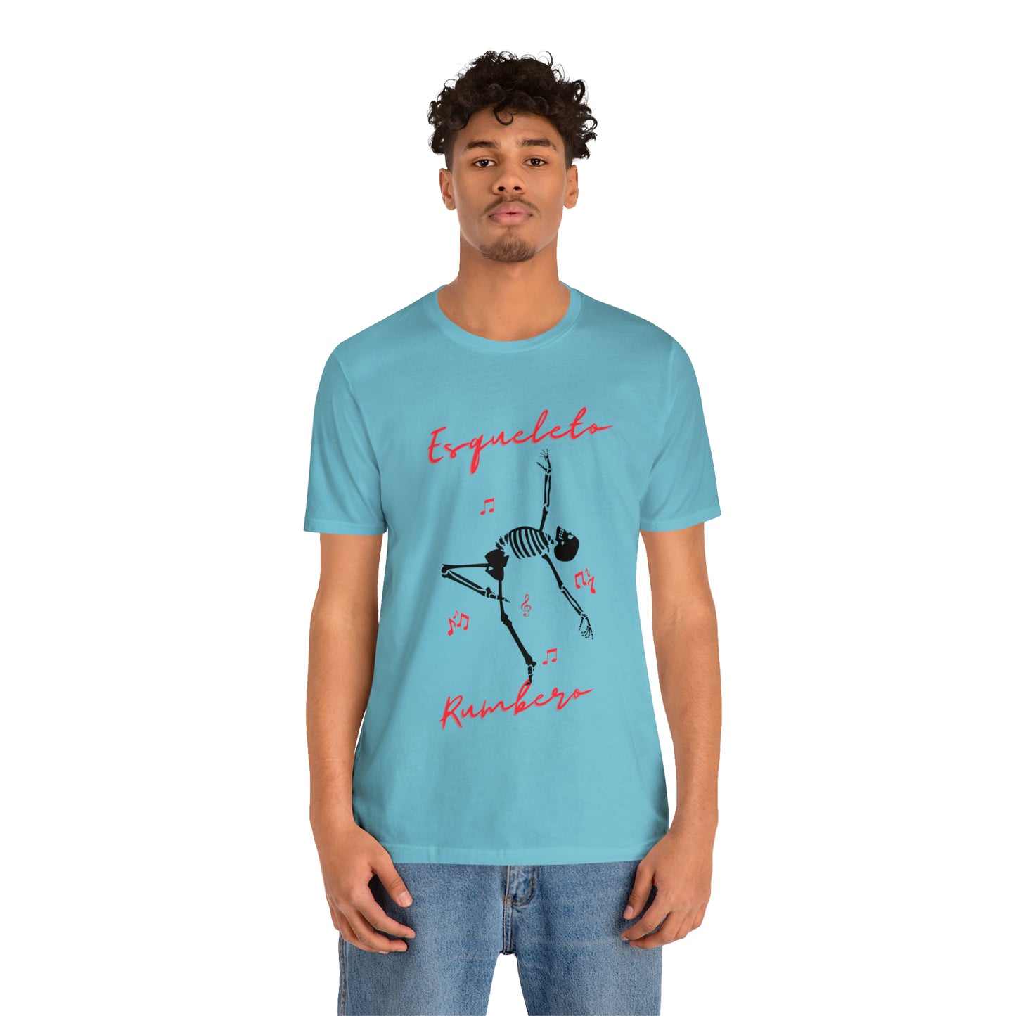 Esqueleto Rumbero Unisex Jersey Short Sleeve Tee