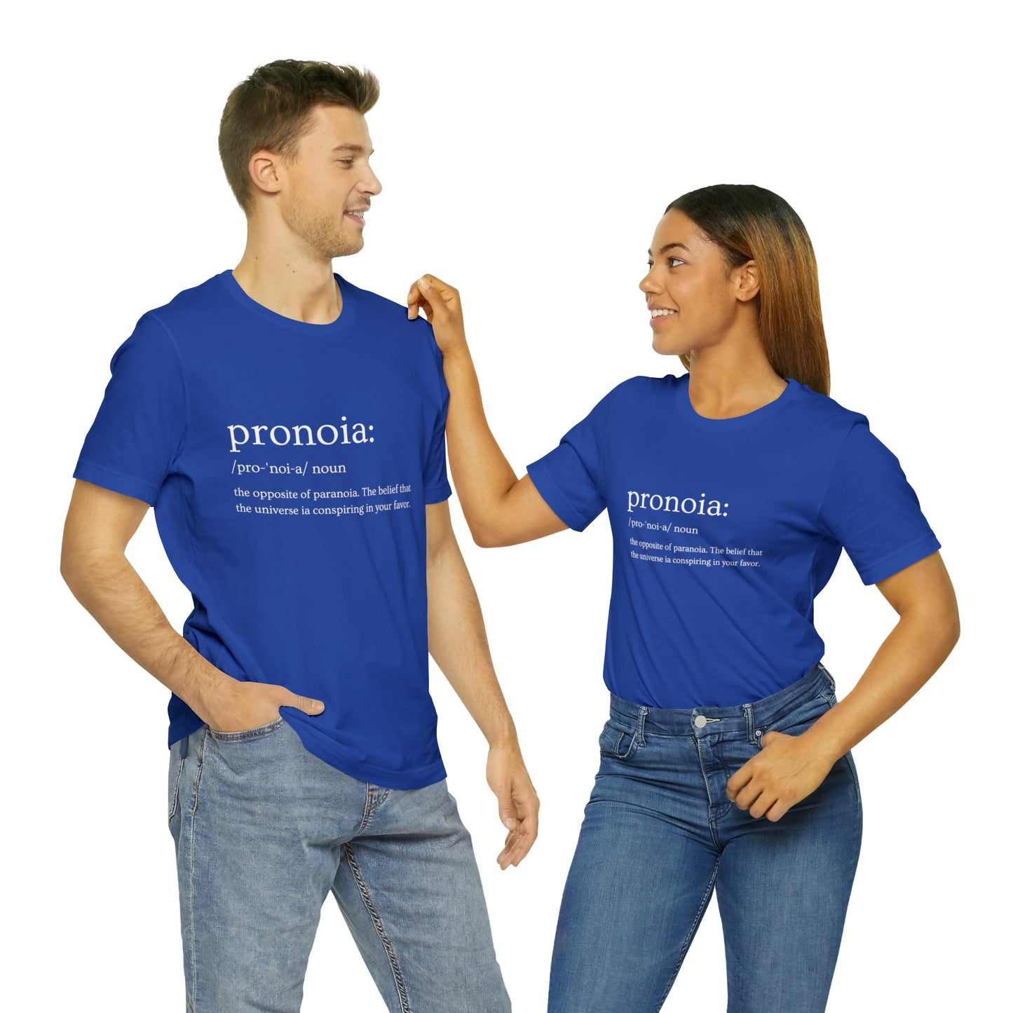 Pronoia Definition - Unisex Jersey Short Sleeve Tee