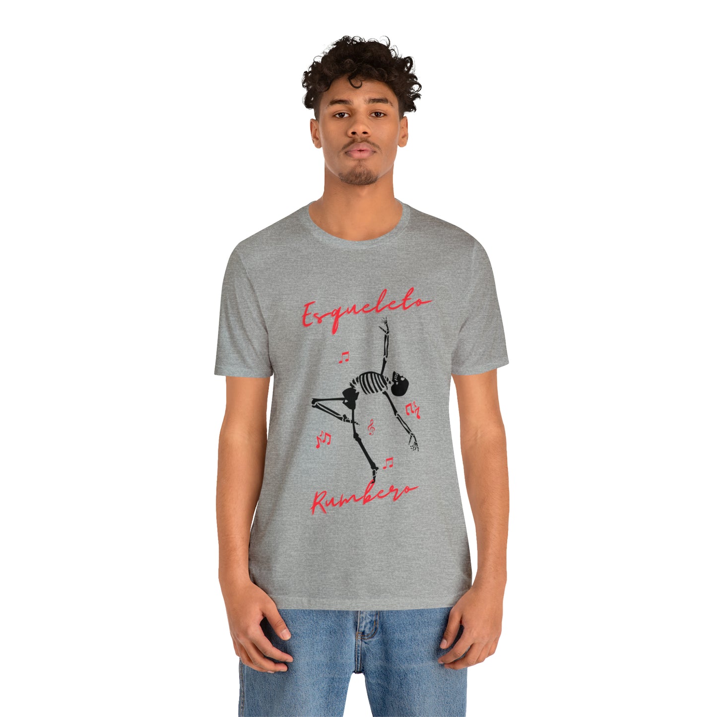 Esqueleto Rumbero Unisex Jersey Short Sleeve Tee
