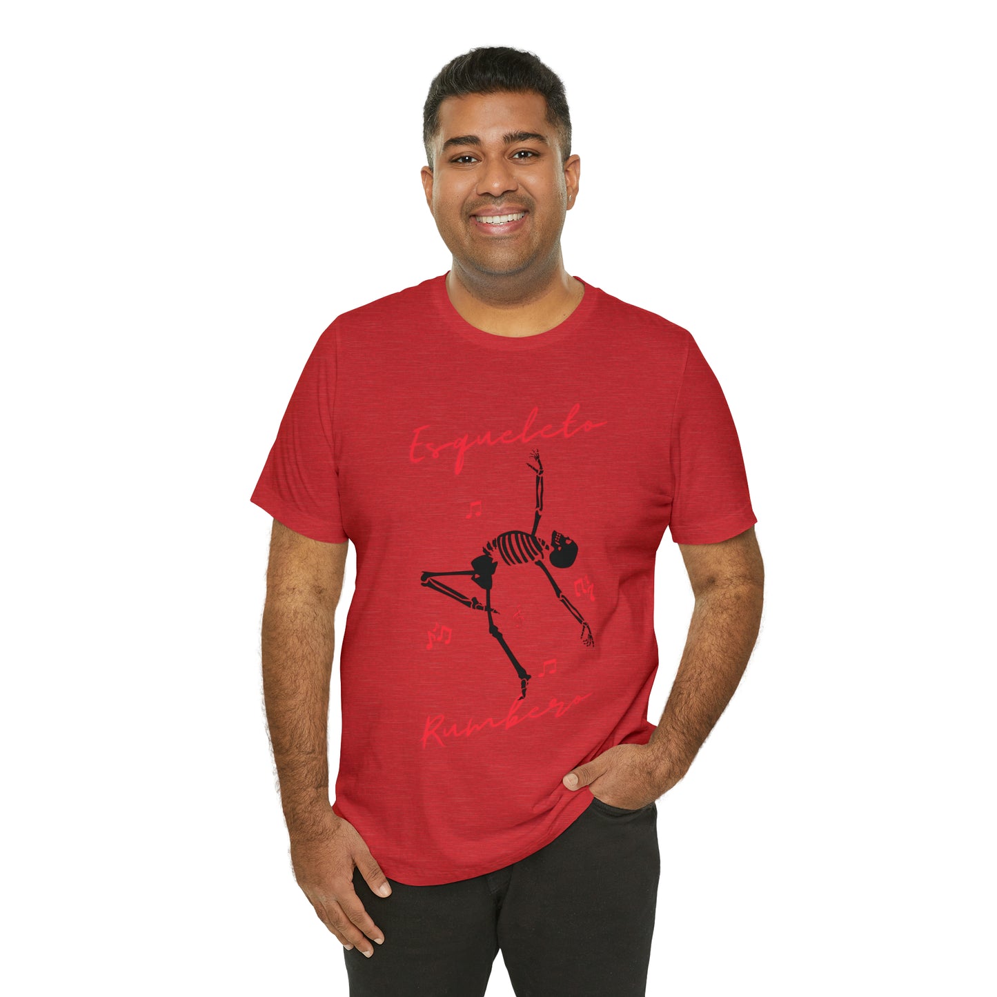 Esqueleto Rumbero Unisex Jersey Short Sleeve Tee