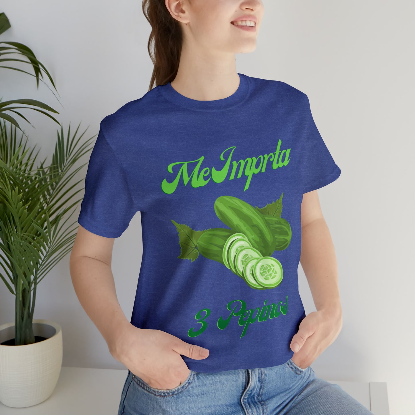 Me Importa 3 Pepinos -Unisex Jersey Short Sleeve Tee